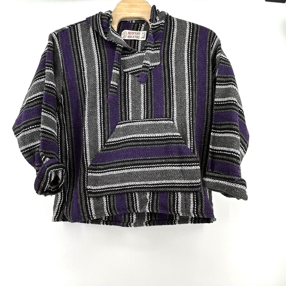Made from the Earth Wear in Peace Gypsy Rose Hoodie  Purple Black XL